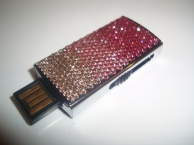 USB накопитель с кристаллами сваровски 8gb